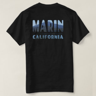 T-shirt Marin California Mt Tamalpais en LETTERS Design