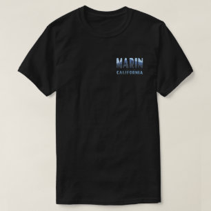 T-shirt Marin California Mt Tamalpais en LETTRES Design T