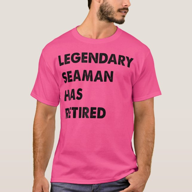 T-shirt Marin légendaire à la retraite (Devant)