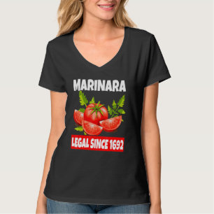 T-shirt Marinara De Nourriture Italienne Pour Sauce Tomate