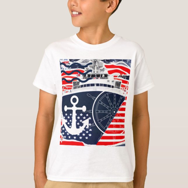 T-shirt Marine américaine (Devant)