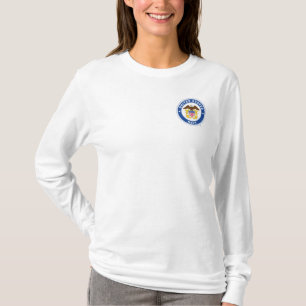 T-shirt Marine américaine Officier Crest