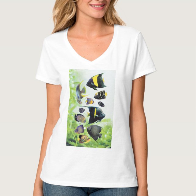T-shirt Marine Angelfishes (Devant)