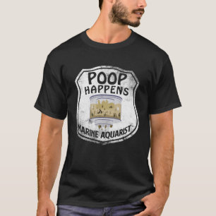 T-shirt Marine Aquarist Skimmer Poop Happer Réef Tank Aqu