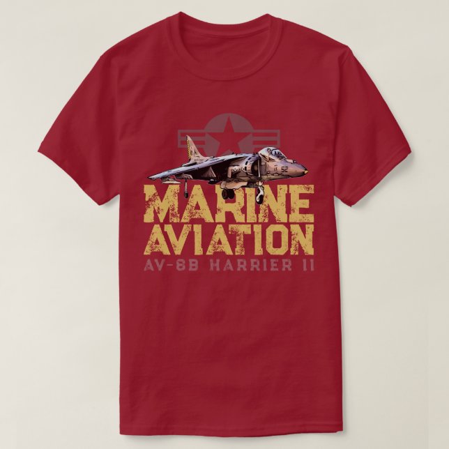 T-SHIRT MARINE AVIATION (Design devant)