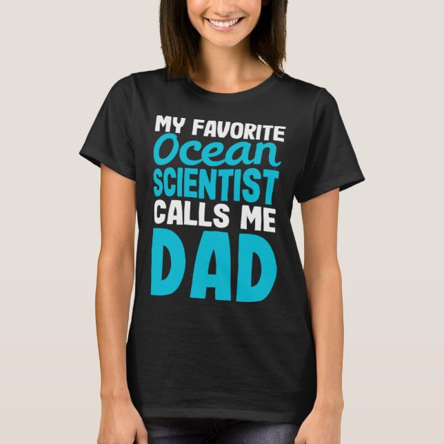 T-shirt Marine Biologist Dad Marine Biology (Devant)