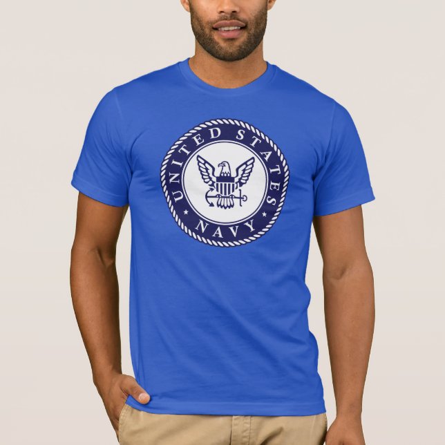 T-shirt marine des Etats-Unis (Devant)