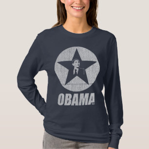 T-shirt Marine d'étoile d'Obama