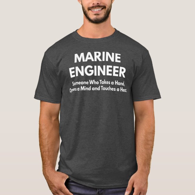 T-shirt Marine Engineer  (Devant)