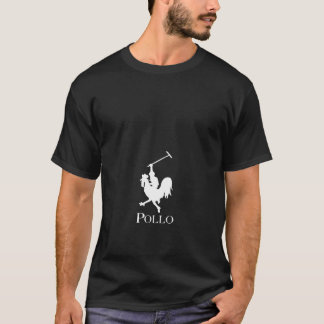 T-shirt Marine espagnole B de cheval de golf de poulet de