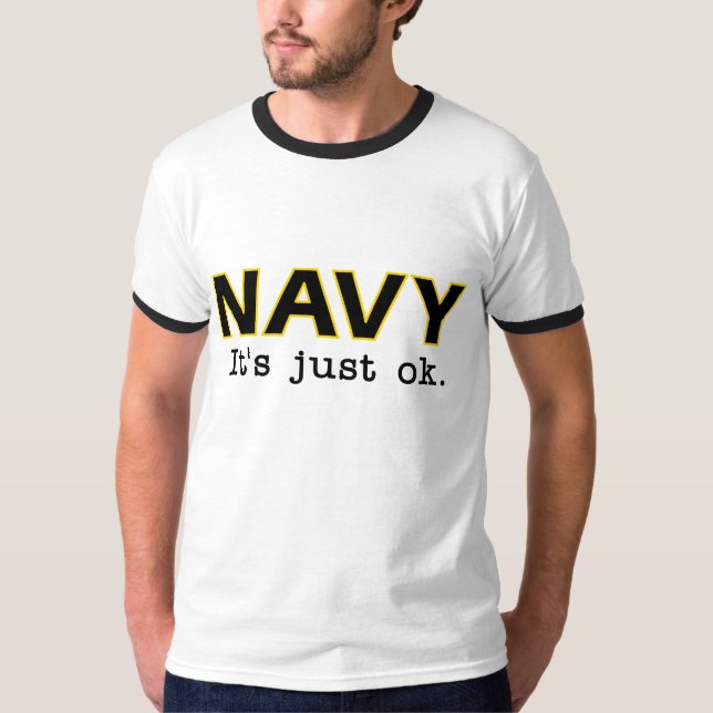 T-shirt Marine. Il est simplement correct. - Vont l'armée (Devant)