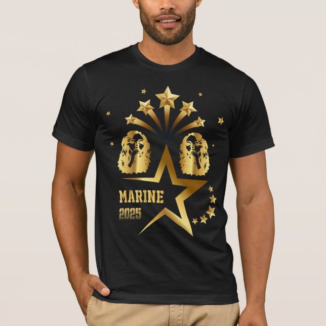 T-shirt MARINE LA STAR 2025 (Devant)