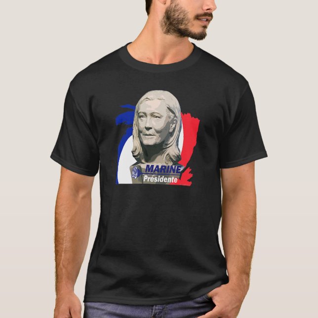 T-shirt Marine Le Pen Presente (Devant)