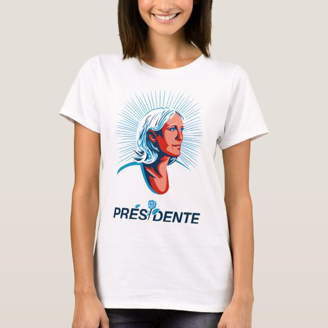 T-SHIRT MARINE LE PEN PRÉSIDENTE (Devant)