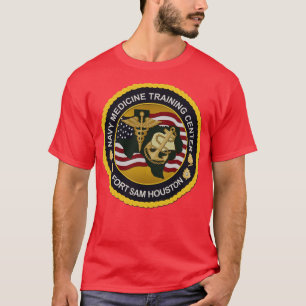 T-shirt Marine Médicale Crest Fort Sam Houston