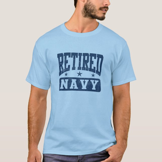 T-shirt Marine retirée (Devant)