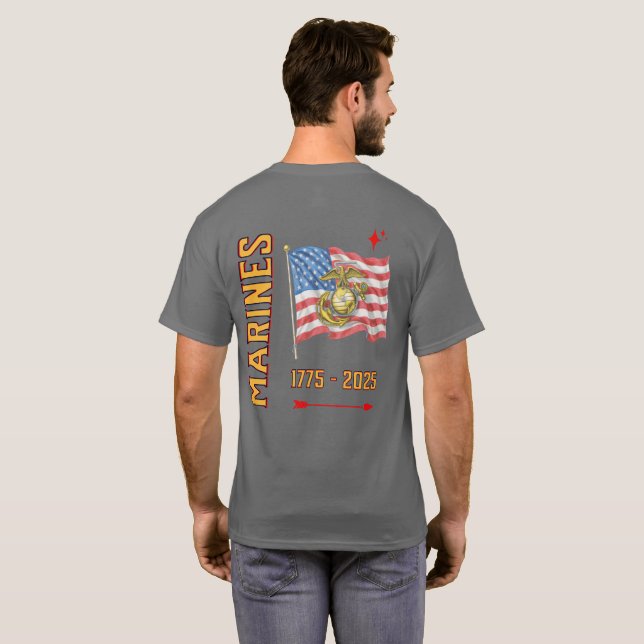 T-shirt MARINES 1775 Tee (Dos entier)