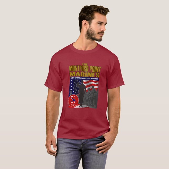 T-shirt MARINES DE POINT DE MONTFORD : Premier (Devant entier)