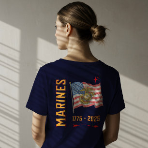 T-shirt MARINES Drôle féminin