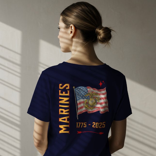 T-shirt MARINES Drôle féminin (Créateur téléchargé)