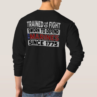 T-shirt MARINES entraînées pour combattre la chemise à man