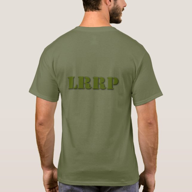 T-shirt Marines LRRPS LRRP reconditionné de l'Armée de (Dos)
