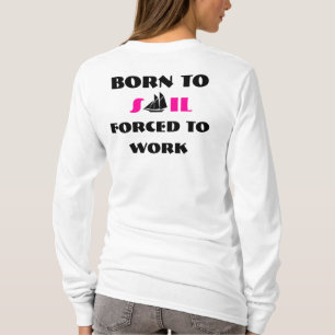 T-shirt Marins drôles d'humour de bateaux à voile