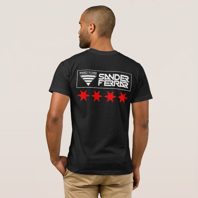 T-shirt Mario Florek Sander Ferrar & Chicago Stars retour (Dos entier)