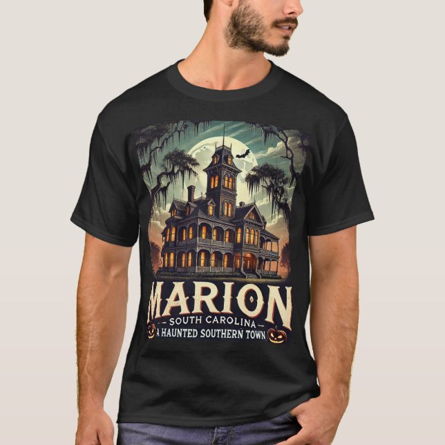 T-shirt Marion SC Une ville du sud hantée (Devant)