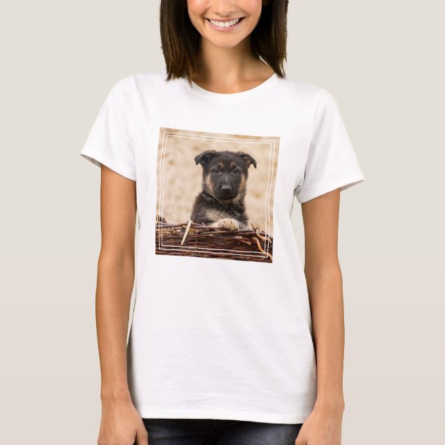 T-shirt Marionnette allemande en panier (Devant)