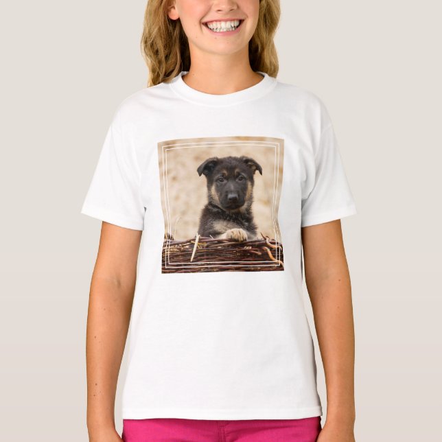 T-shirt Marionnette allemande en panier (Devant)