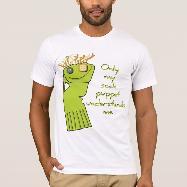 T-shirt Marionnette de chaussette (Devant)
