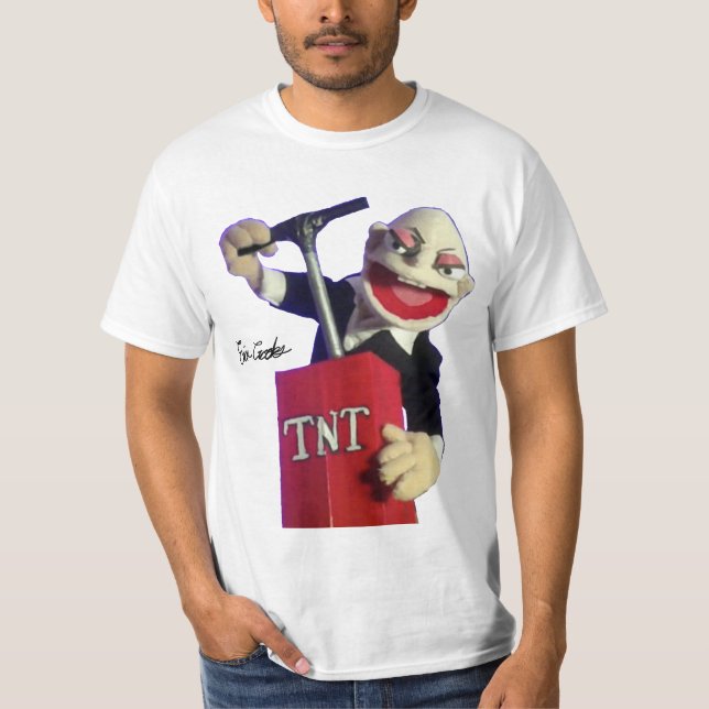 T-shirt marionnette punk avec plongeur TNT (Devant)