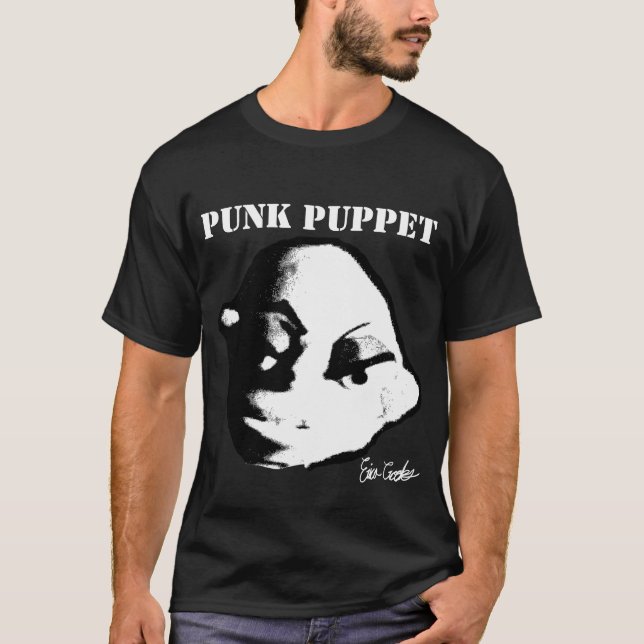 T-shirt Marionnette Punk (création Erica Crooks) (Devant)