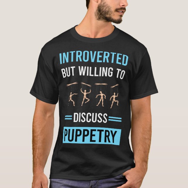 T-shirt Marionnettes de Puppétisme Introverti (Devant)