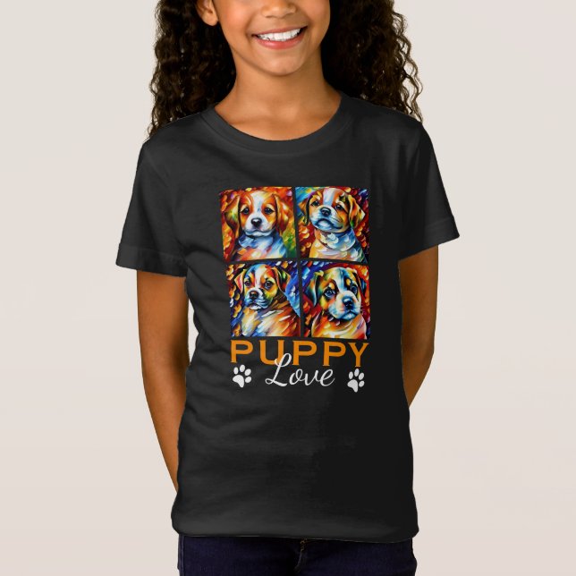 T-shirt marionnettes stylisées (Devant)