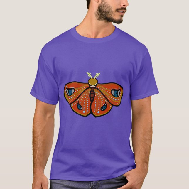 T-shirt Mariposa Mística con Ojos (Devant)