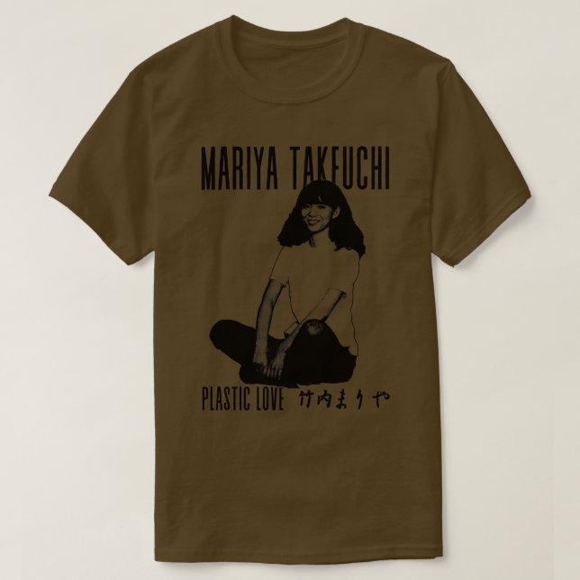 T-shirt Mariya Takeuchi Plastic Love (Design devant)