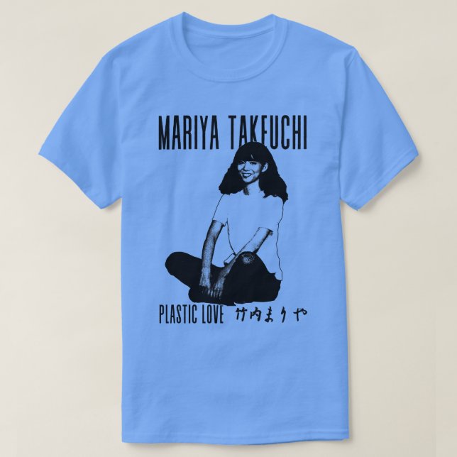 T-shirt Mariya Takeuchi Plastic Love (Design devant)