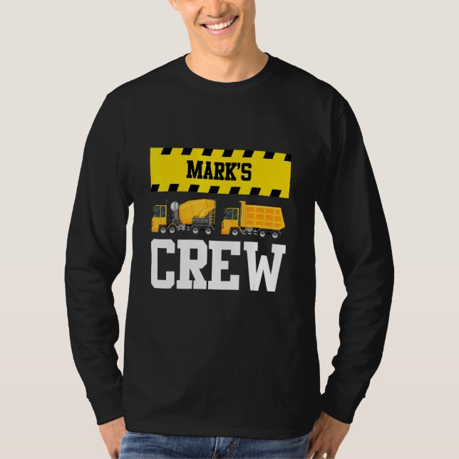 T-shirt Mark Construction Crew Doublon Doublon Doublon Per (Devant)
