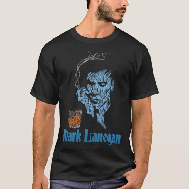 T-shirt Mark Lanegan, RIP Mark Lanegan    (Devant)