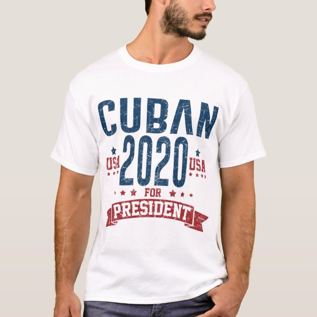 T-shirt mark président cubain usa 2020 (Devant)