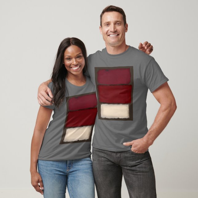 T-shirt Mark Rothko art dans le style numérique 6 (Unisexe)