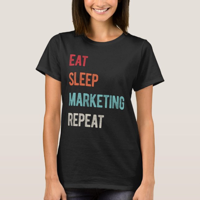 T-shirt Marketing amusant (Devant)