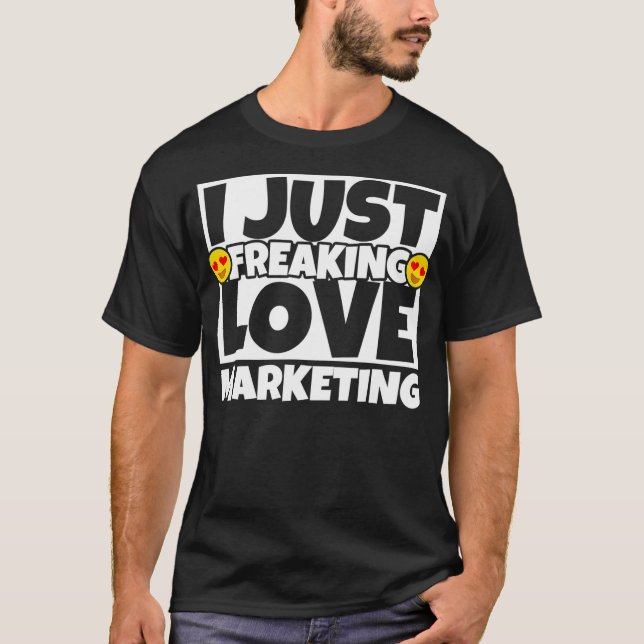 T-shirt Marketing amusant (Devant)