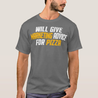 T-shirt Marketing, Drôle Donnera Des Conseils Marketing Po
