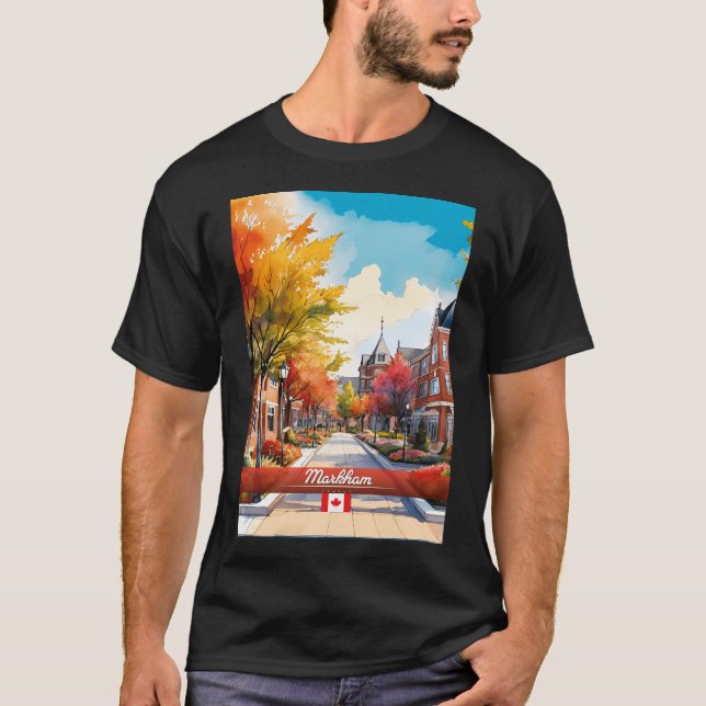 T-shirt Markham Canada Travel (Devant)