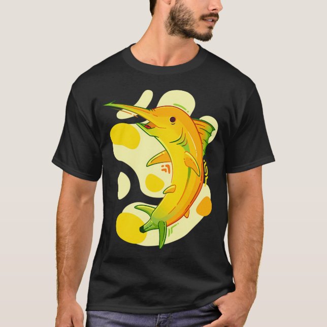 T-shirt Marlin Banane - Kawaii Banane (Devant)