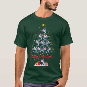 T-shirt Marlin Poisson Lover Xmas Correspondance Père Noël