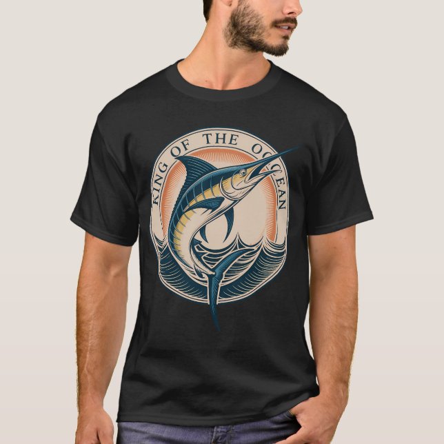 T-shirt Marlin Suprême – Maître des Vagues (Devant)